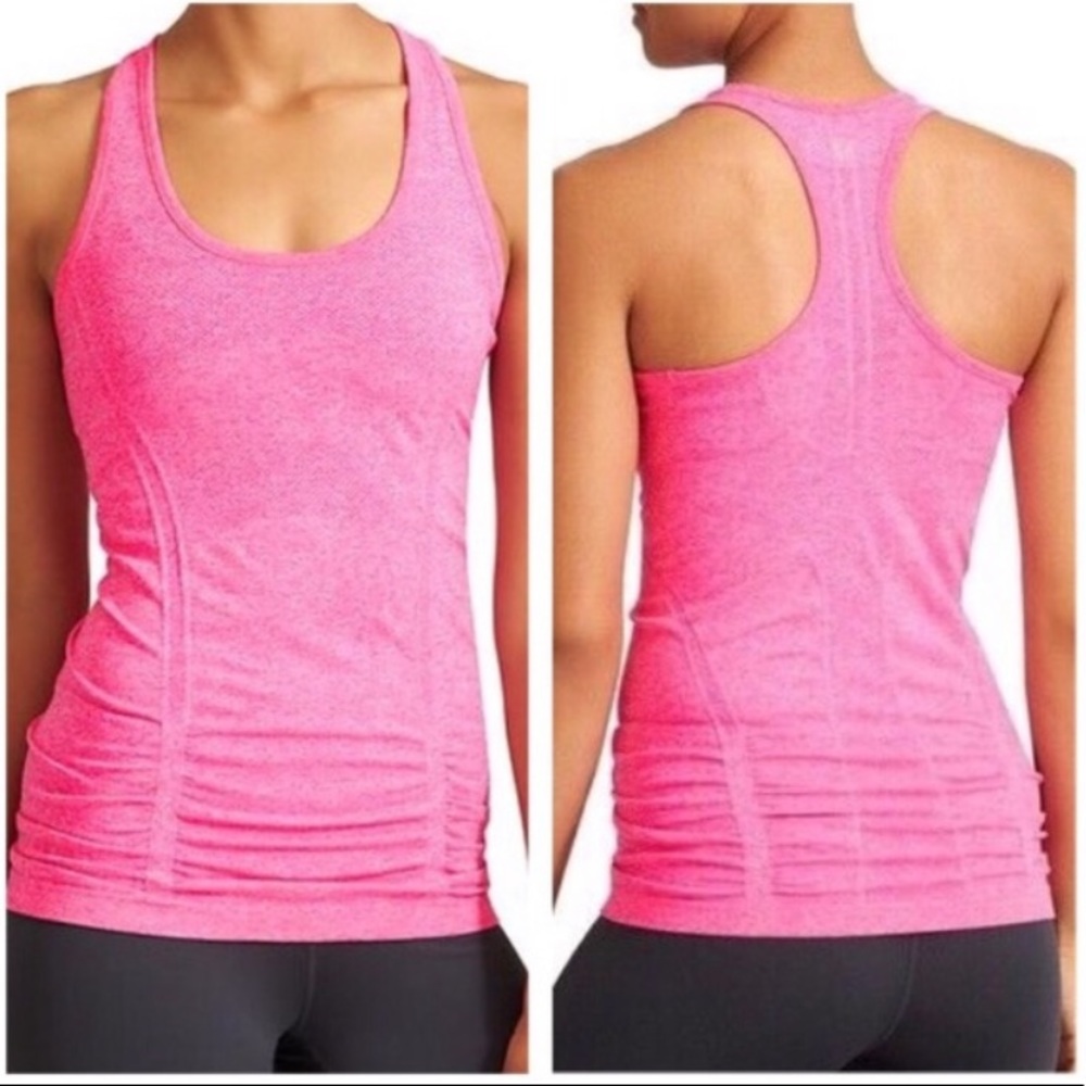 pink athleta workout tank!